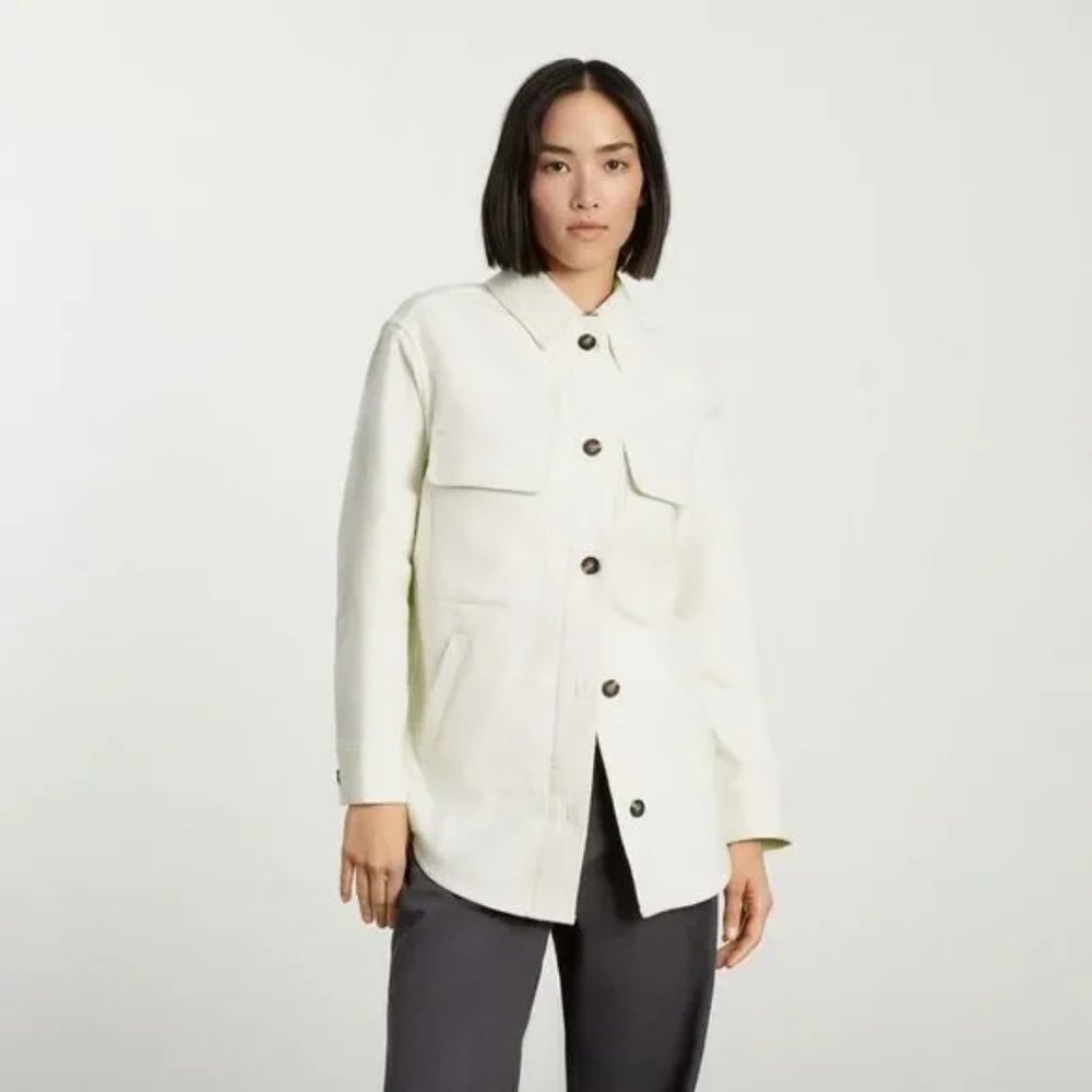 Everlane Cream Shacket XXS